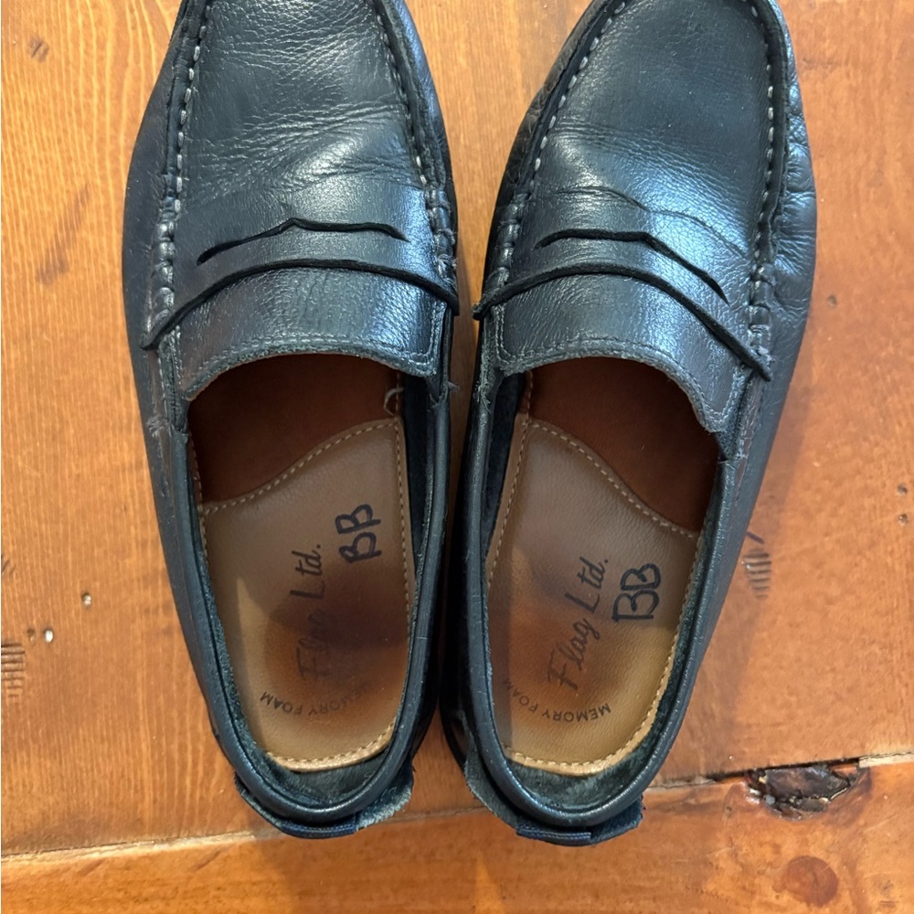 Flyer Ltd Black Kids Dress Shoes